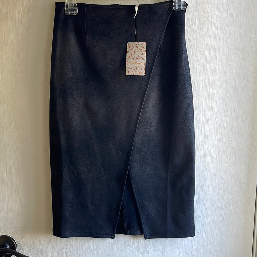 Free People suede skirt